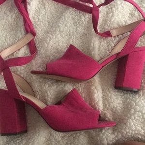Fucshia Nine West Strappy Sandal